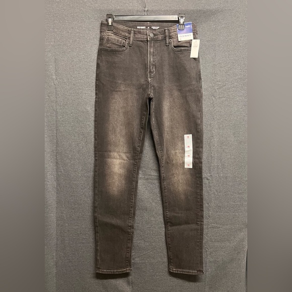 🔥3/$30🔥 NWT - Old Navy Original Taper Jeans for Boys, Coal - Size 16 - Picture 4 of 10